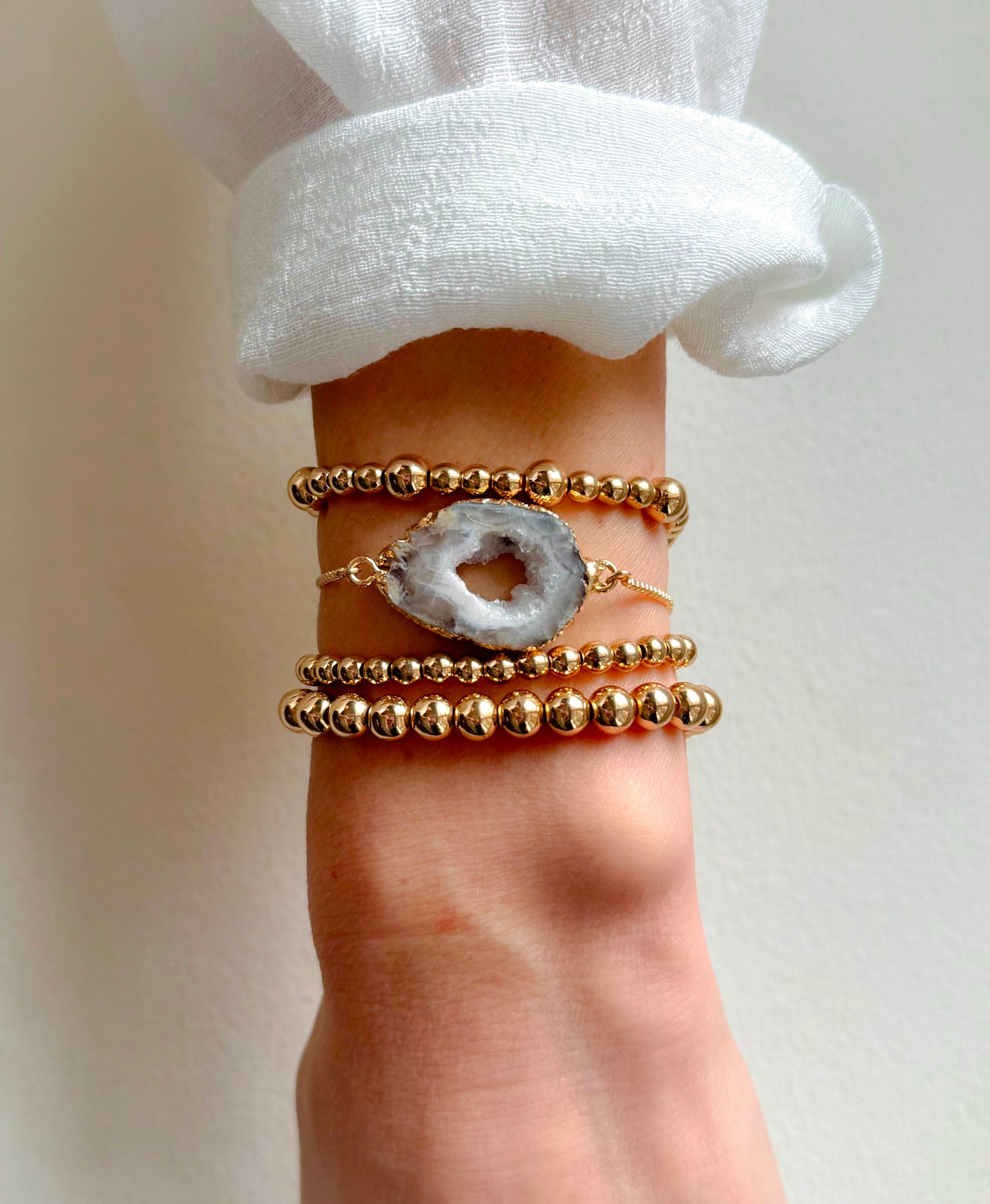 The Gold Agate Geode Minimalist