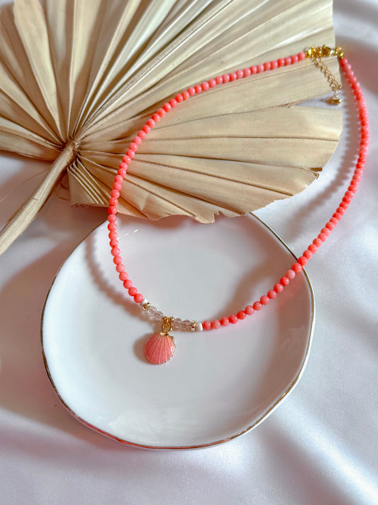 The Peach Coral Oceana Necklace