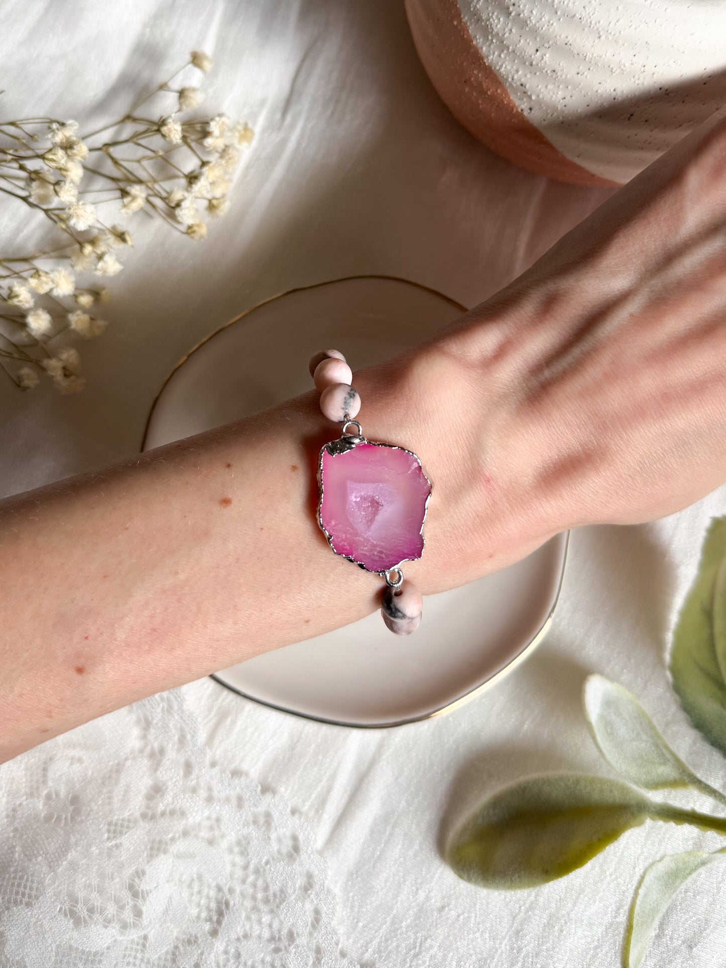 The Pink Velvet Bracelet