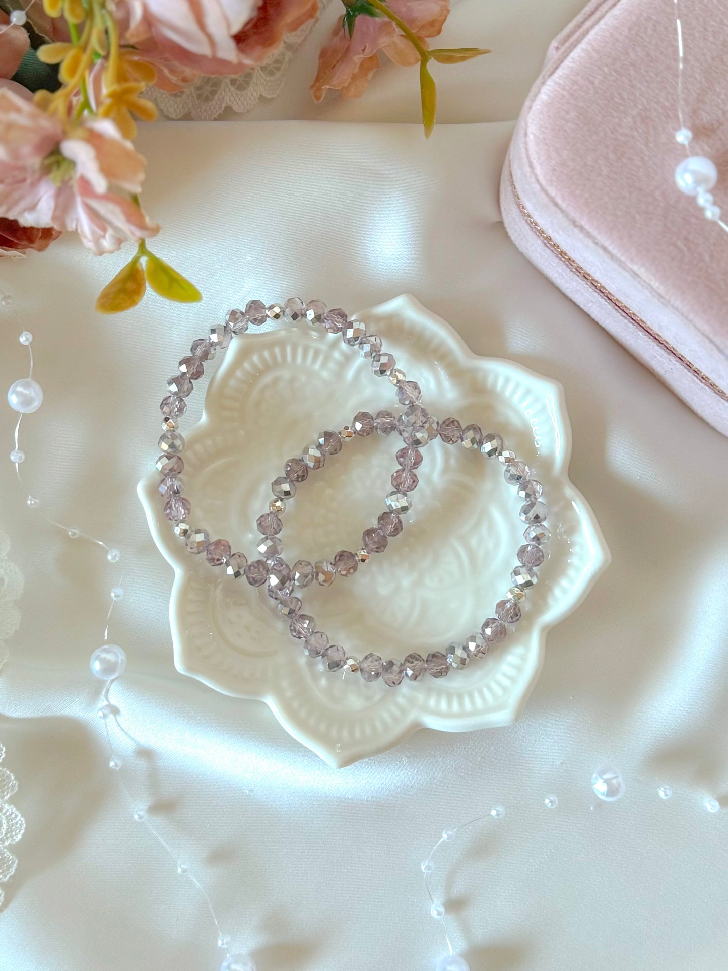 The Lilac Snowflake Bracelet