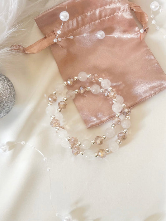 The Satin Snow Bracelet