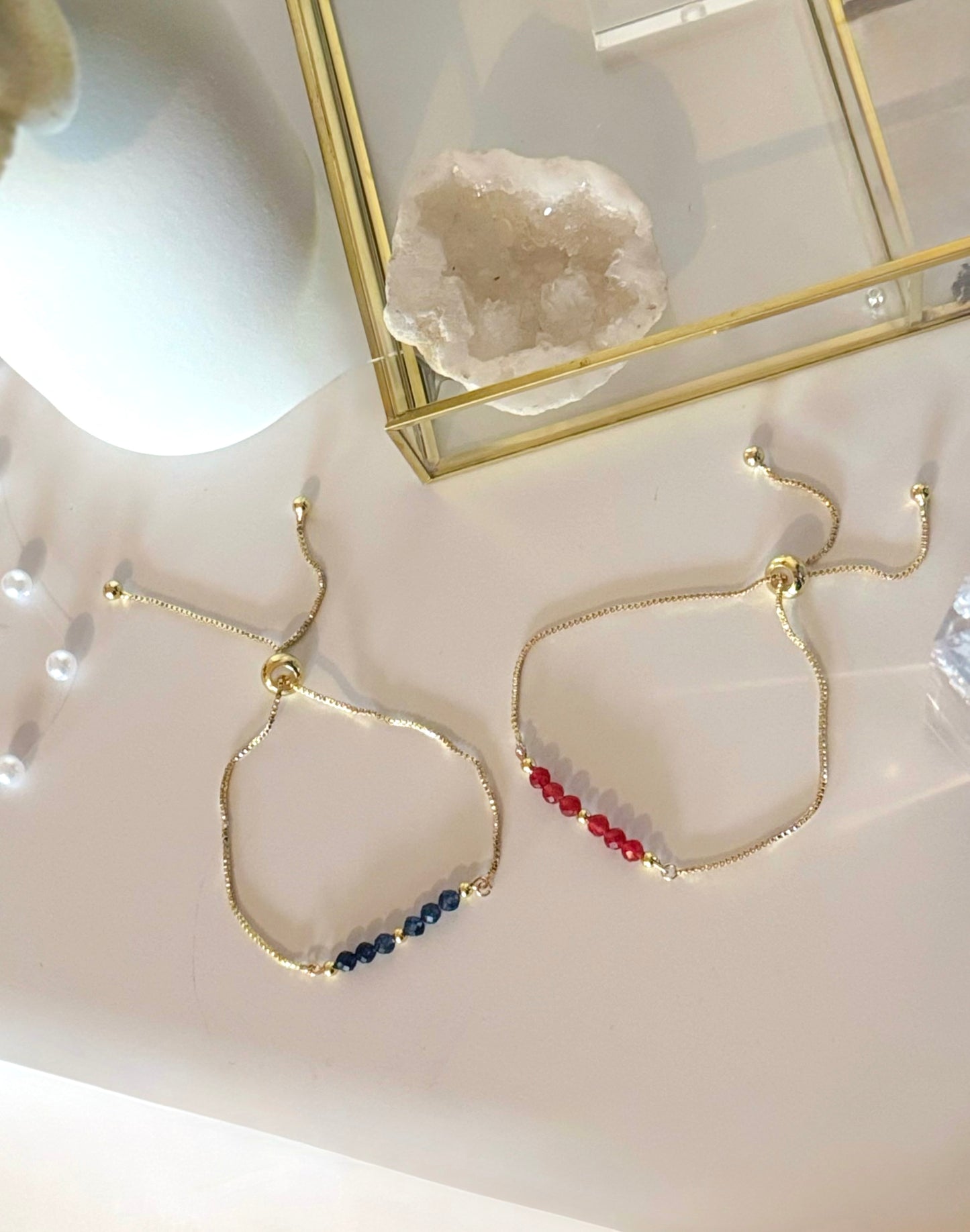 The Birthstone Gold Minimalist Bracelets