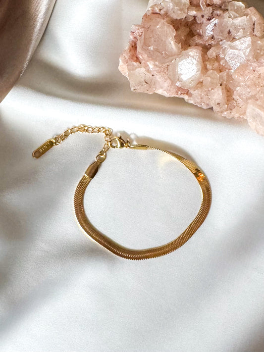 The Isabella Herringbone Bracelet
