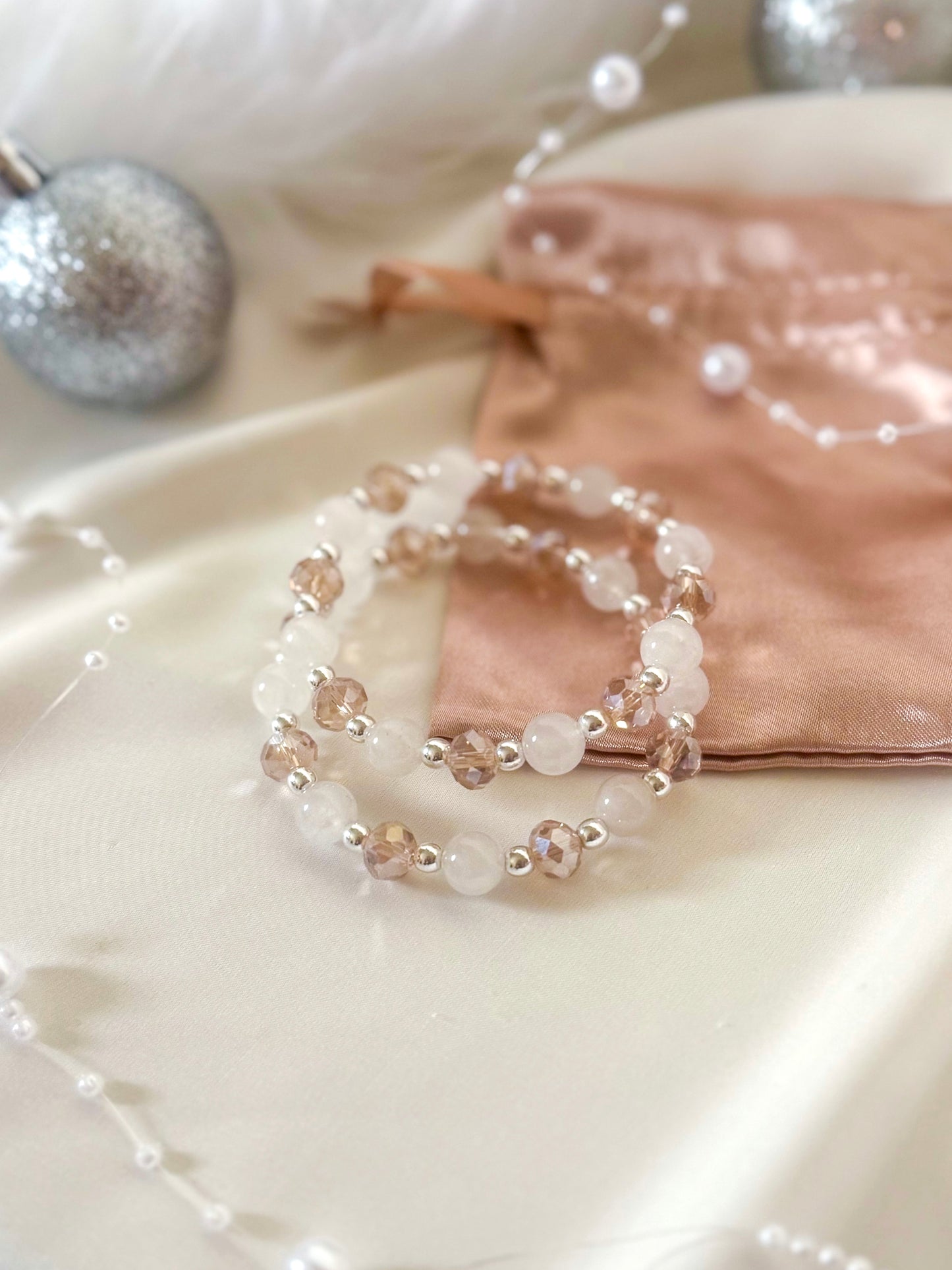 The Satin Snow Bracelet