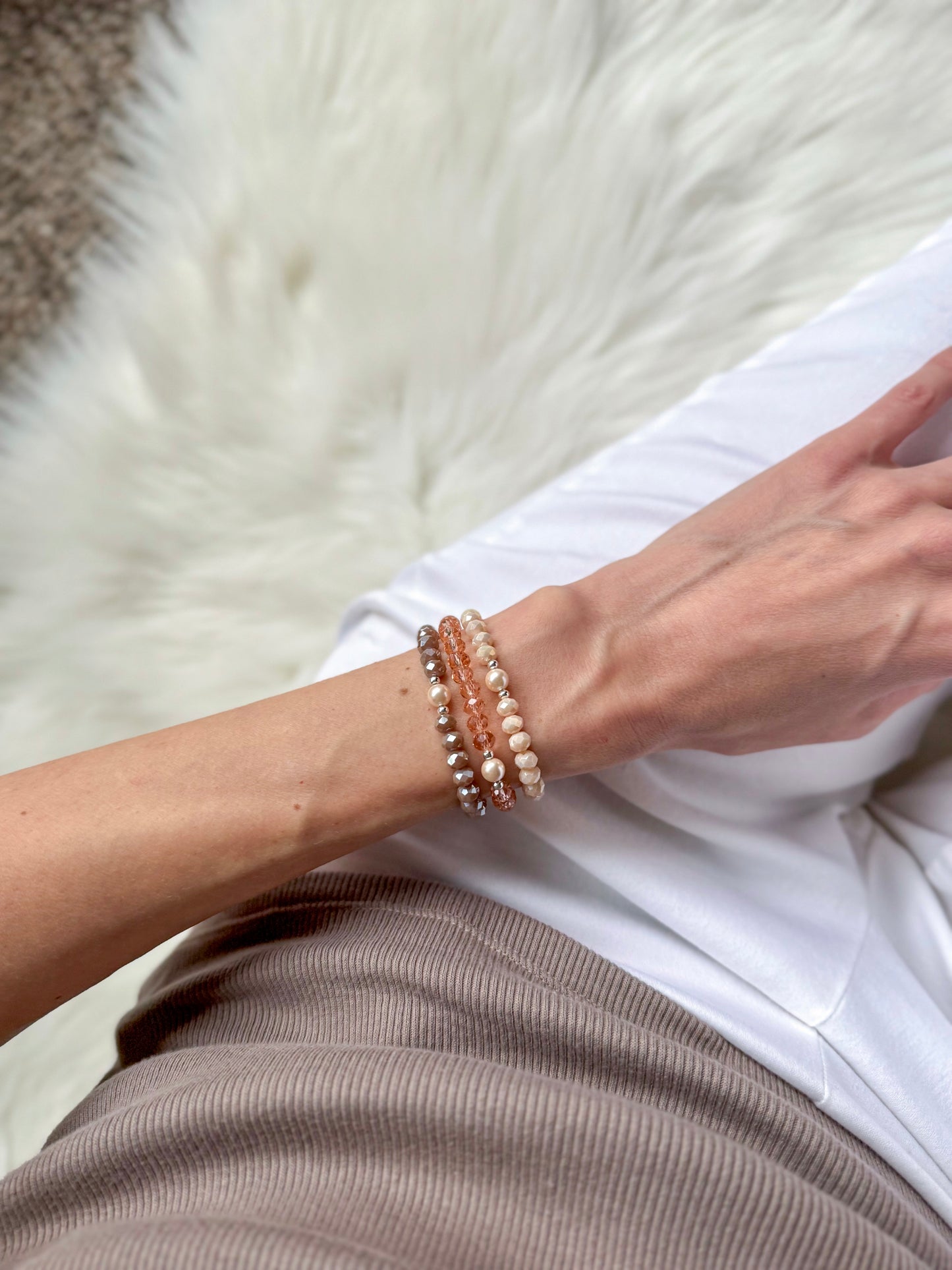 The Lumi Pearl Bracelets