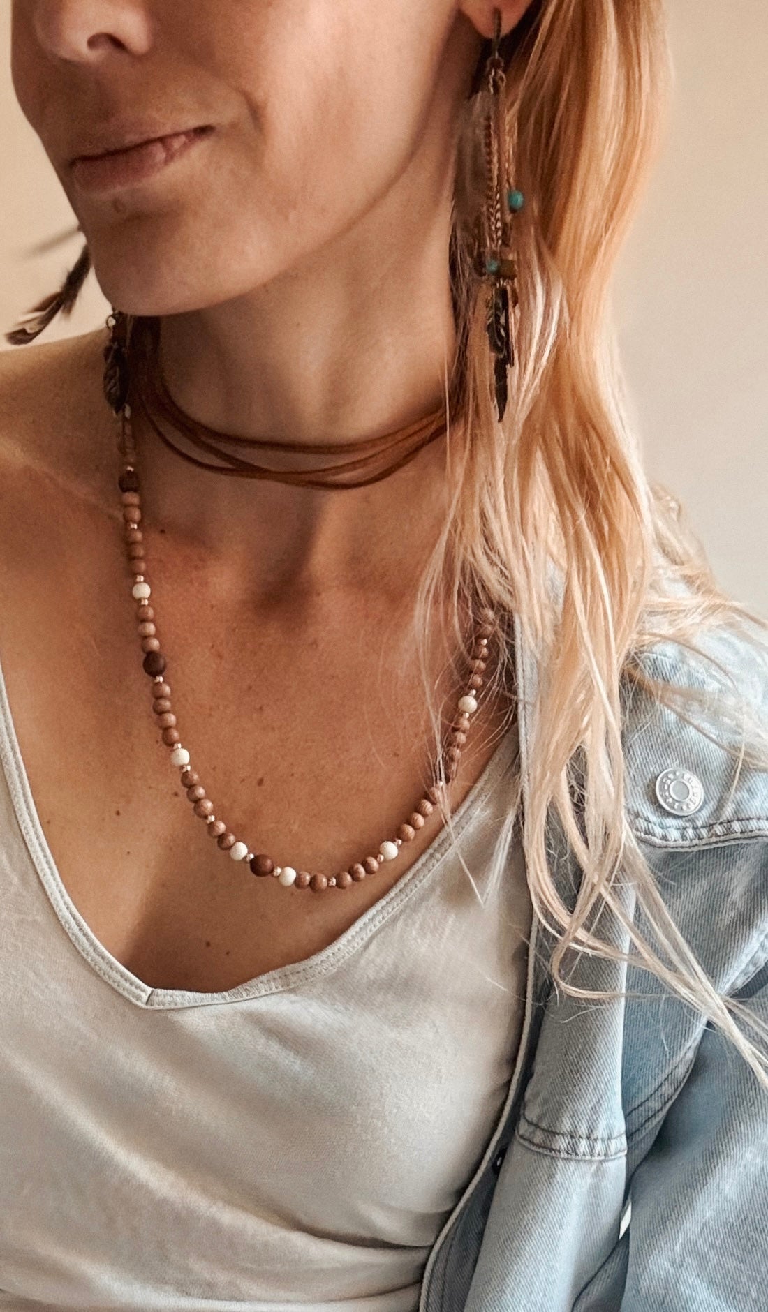 The Sienna Feather Earrings