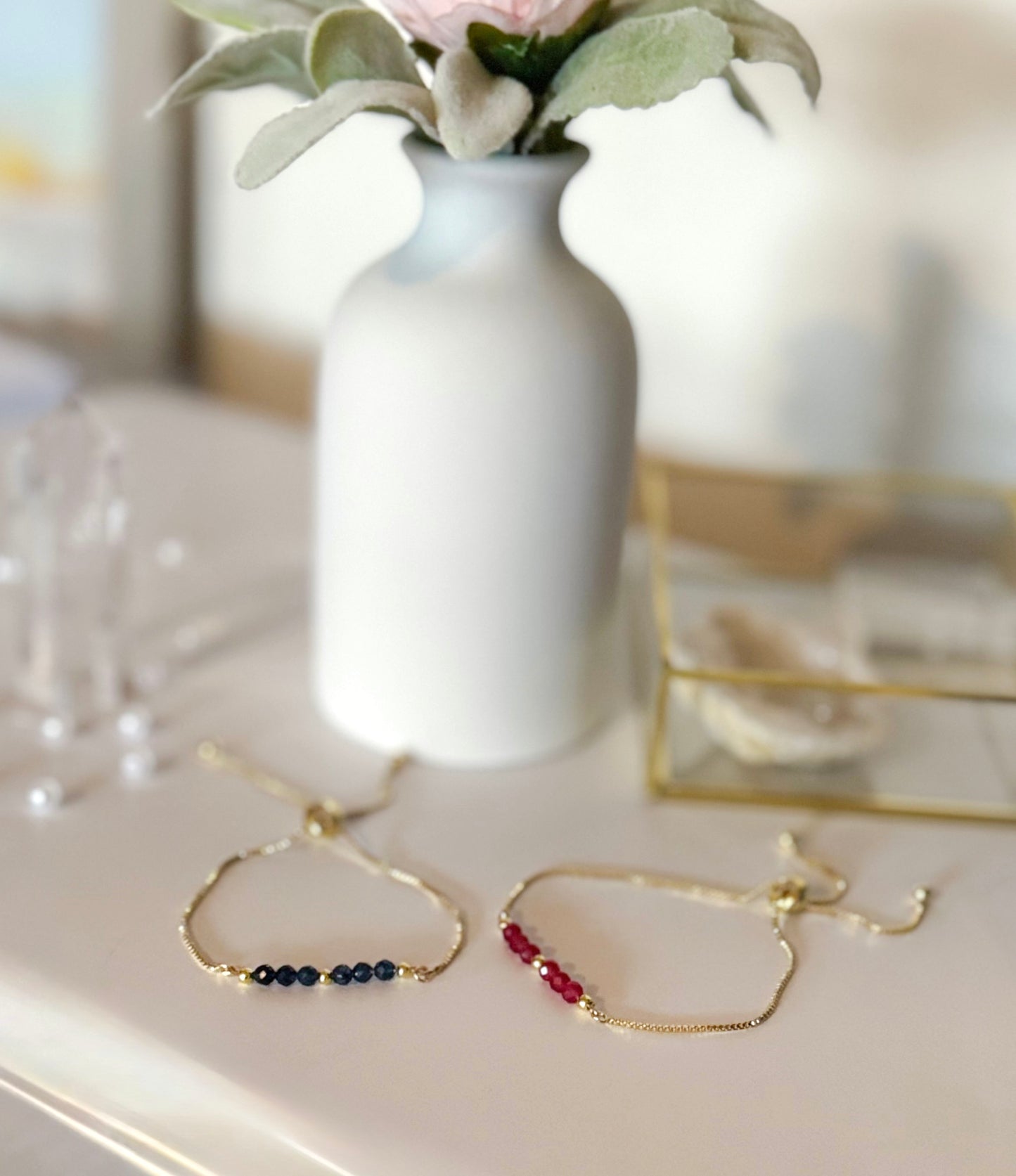 The Birthstone Gold Minimalist Bracelets