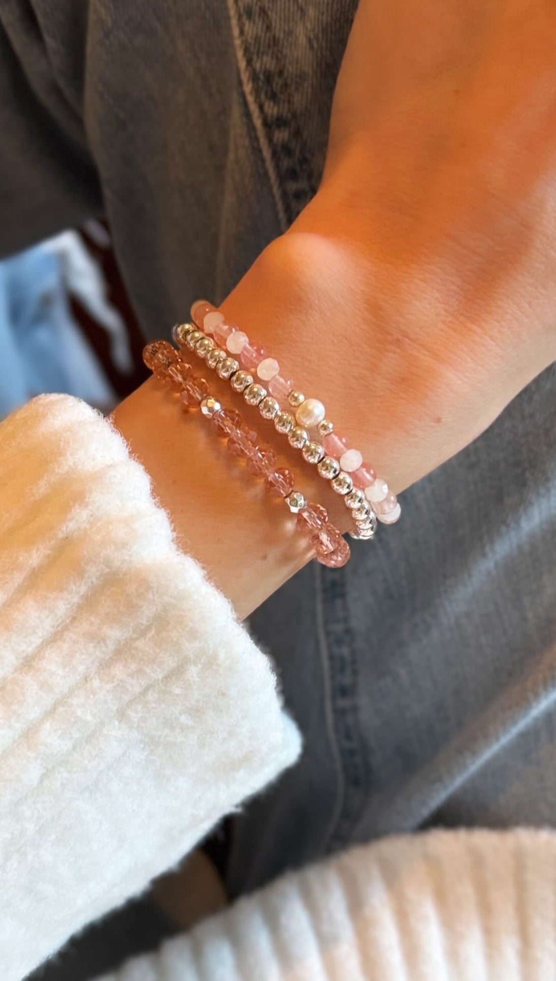The Rosy Pearl Bracelet