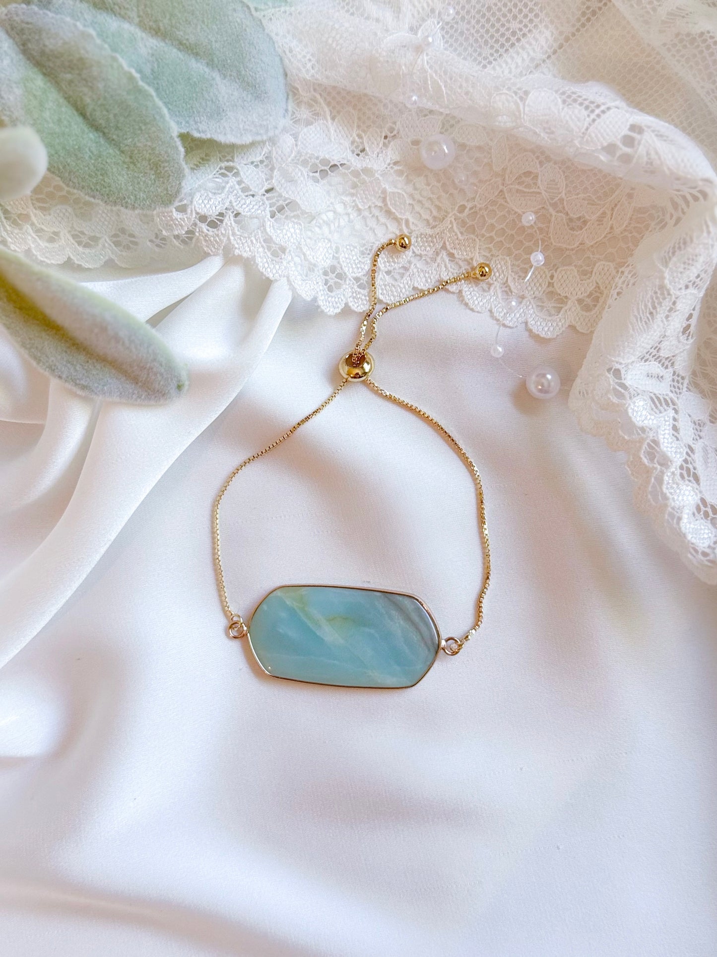 The Amazonite Minimalist Bracelet