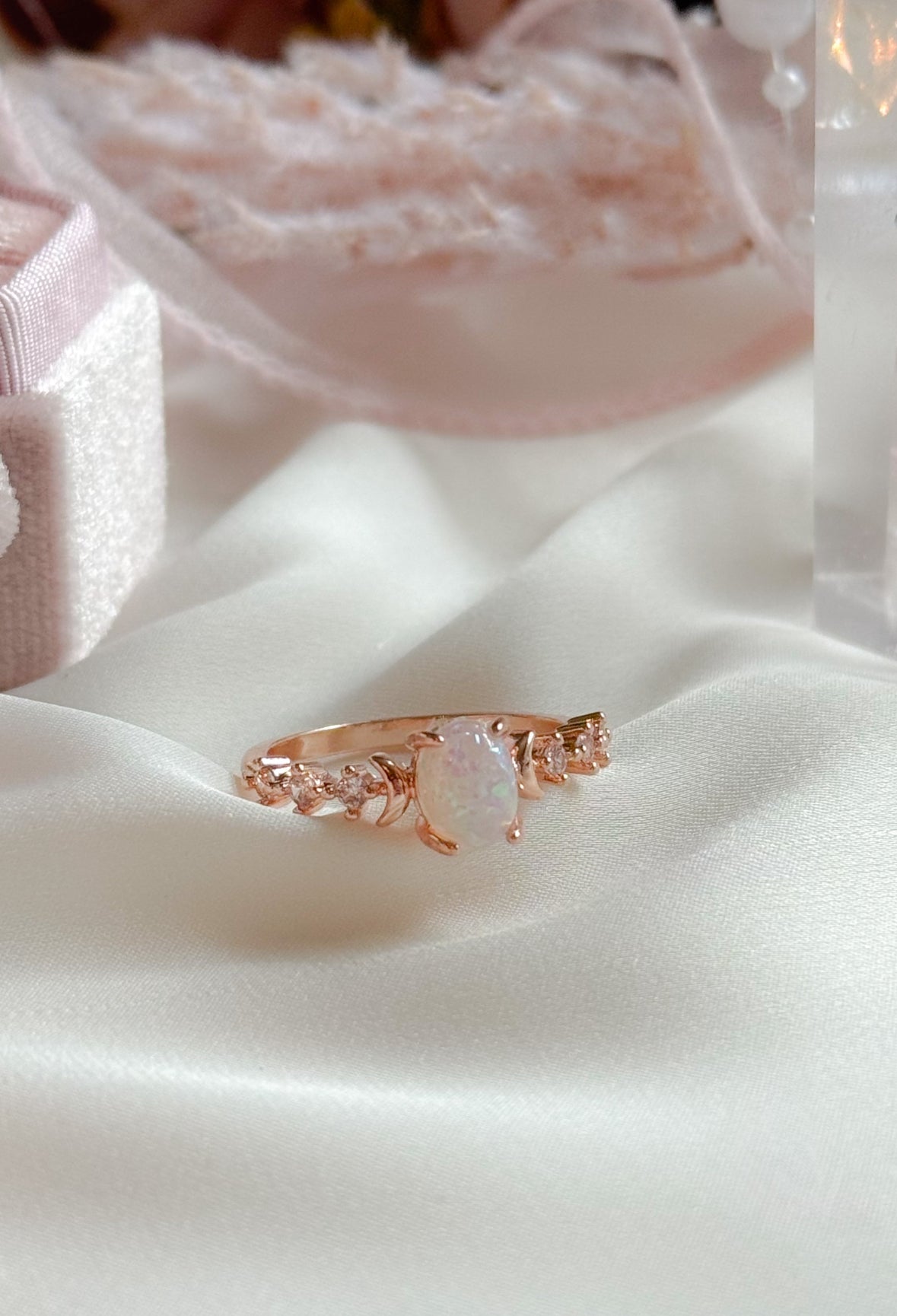 The Rosé Luna Ring