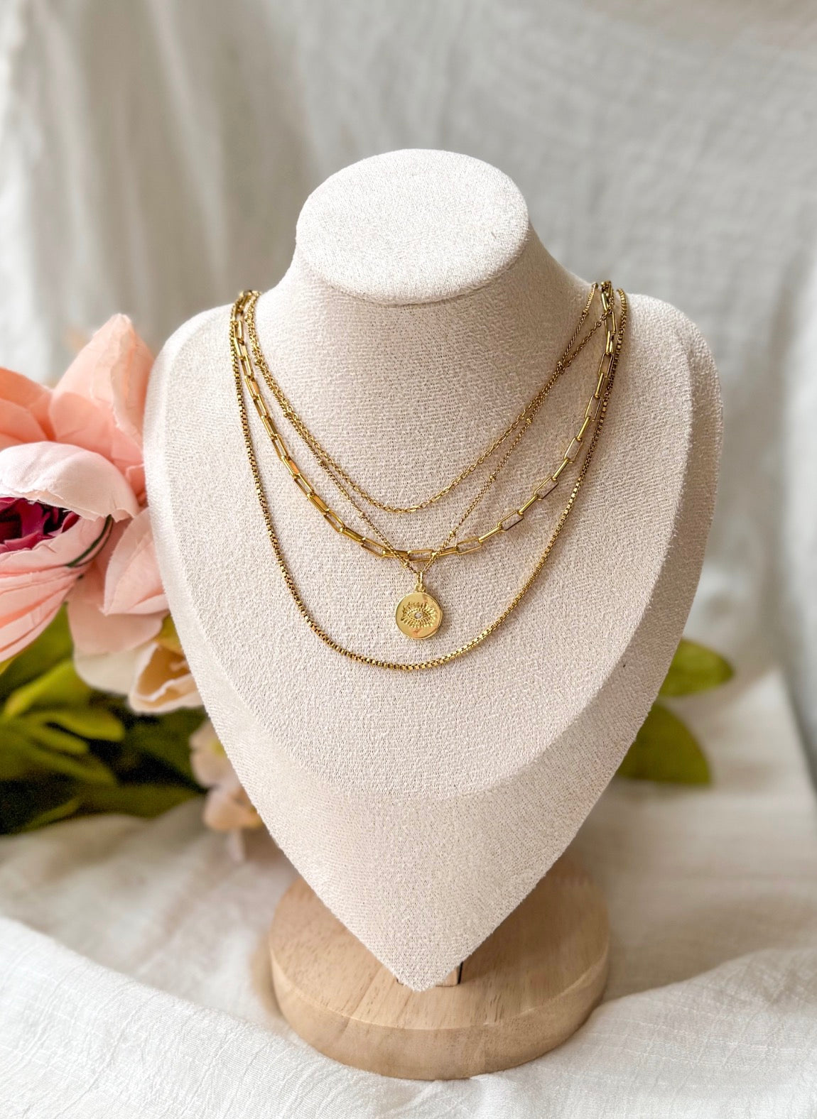The Aurelia Necklace ~ Evil Eye