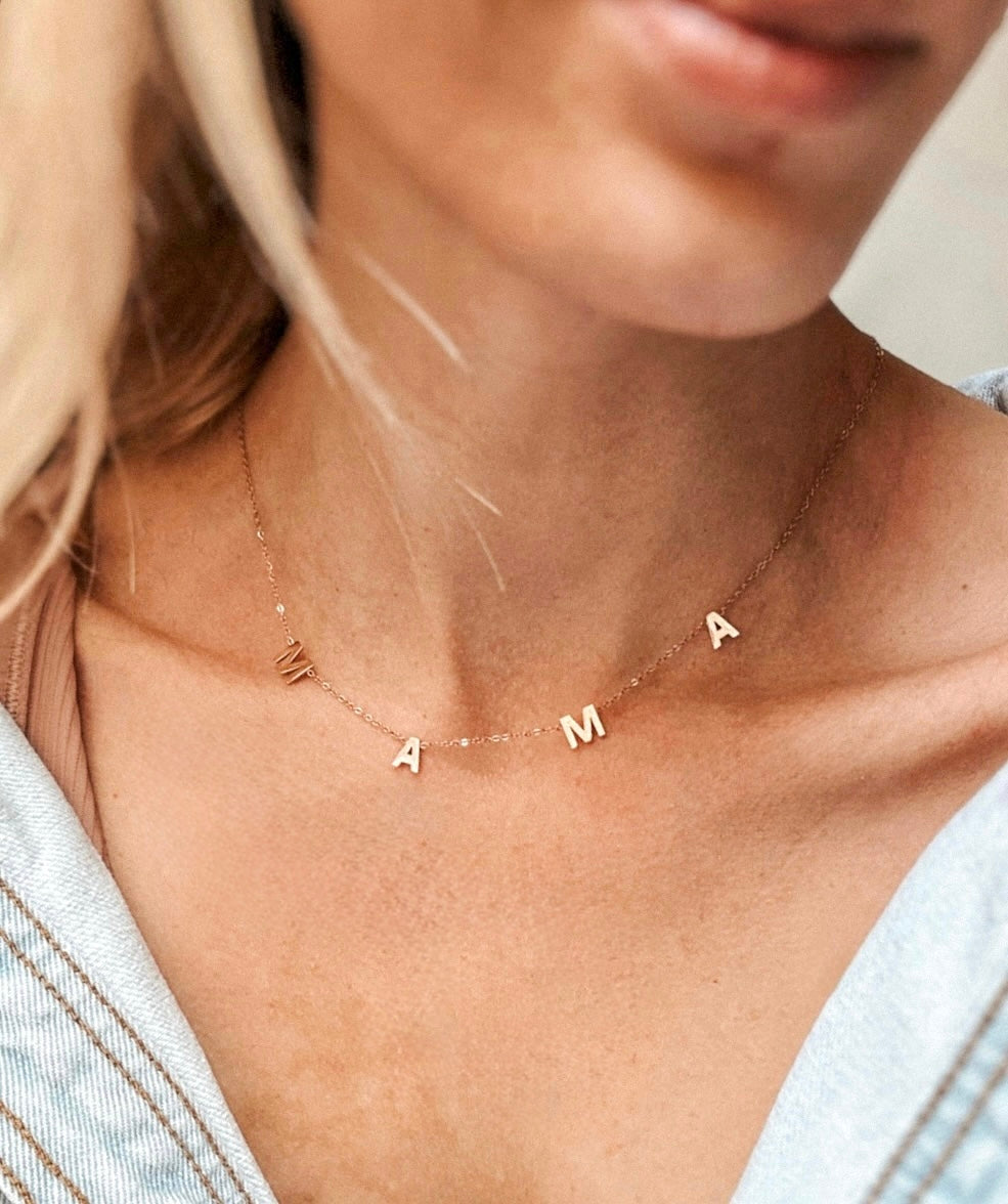 The Rose Gold Mama Necklace