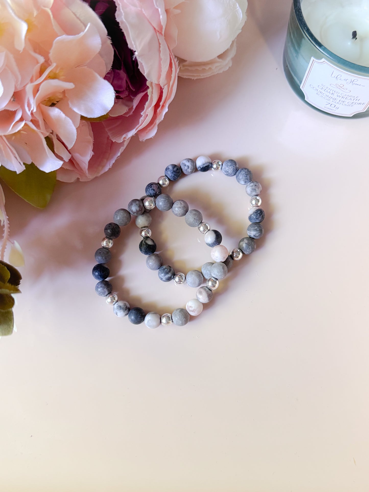 The Grey Dawn Jasper Bracelet