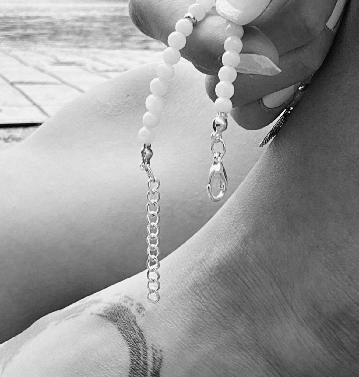 Create your own clasp anklet