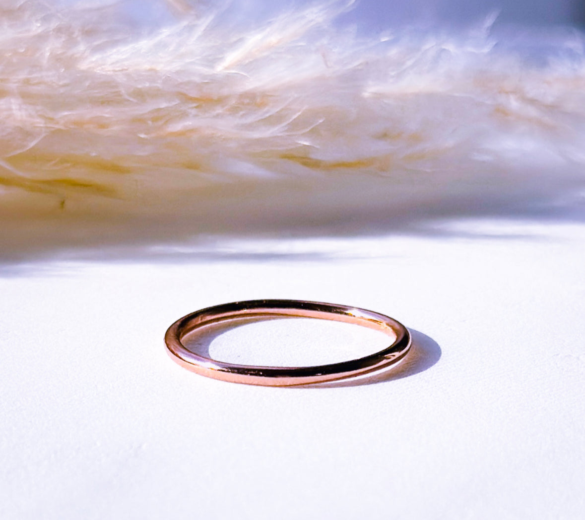 Rose Gold minimalist ring Canada