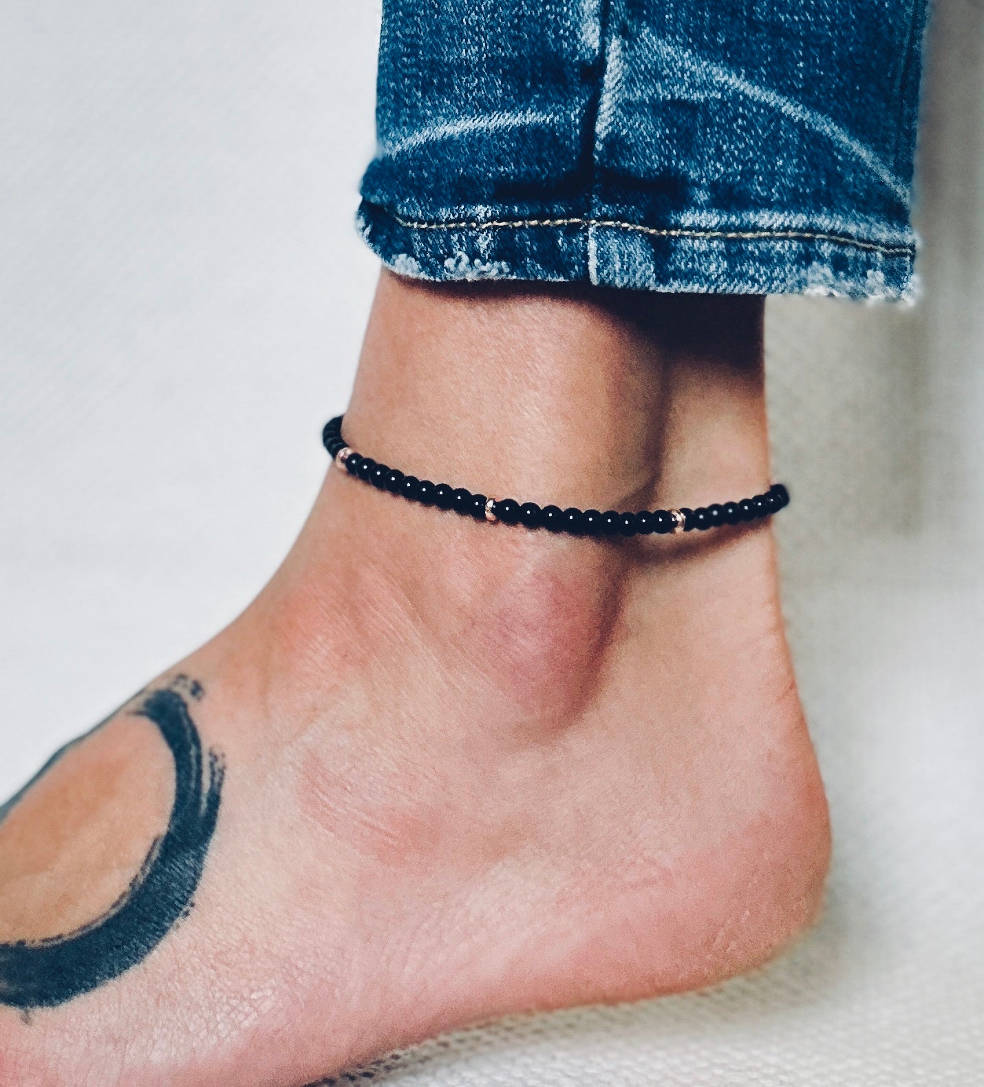 Energy protection Onyx Anklet
