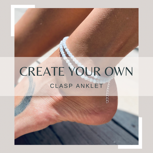 Create your own clasp anklet