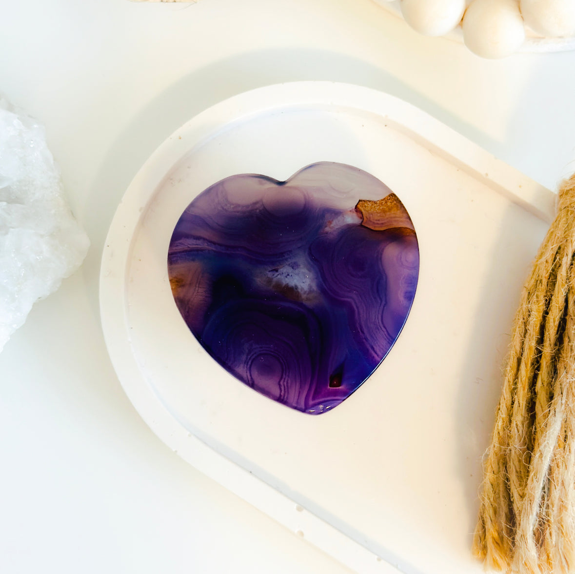 Purple Agate Phone Grip