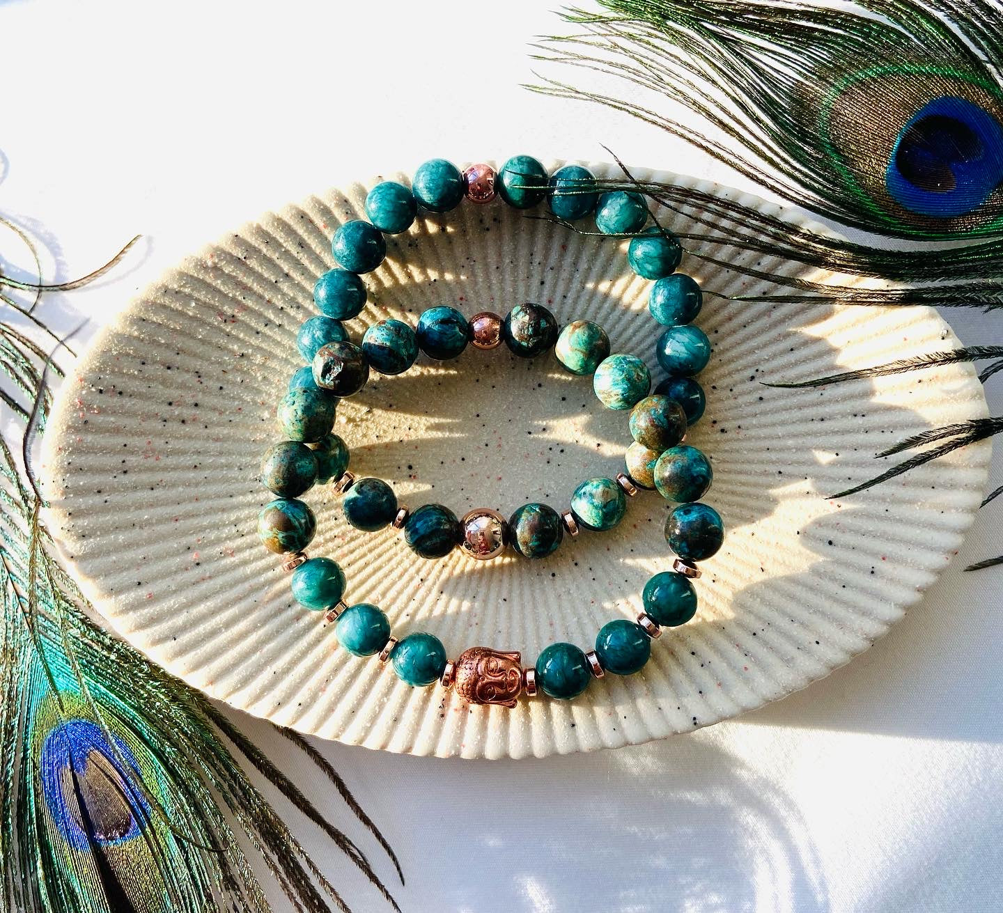 ocean jasper gemstone healing bracelets