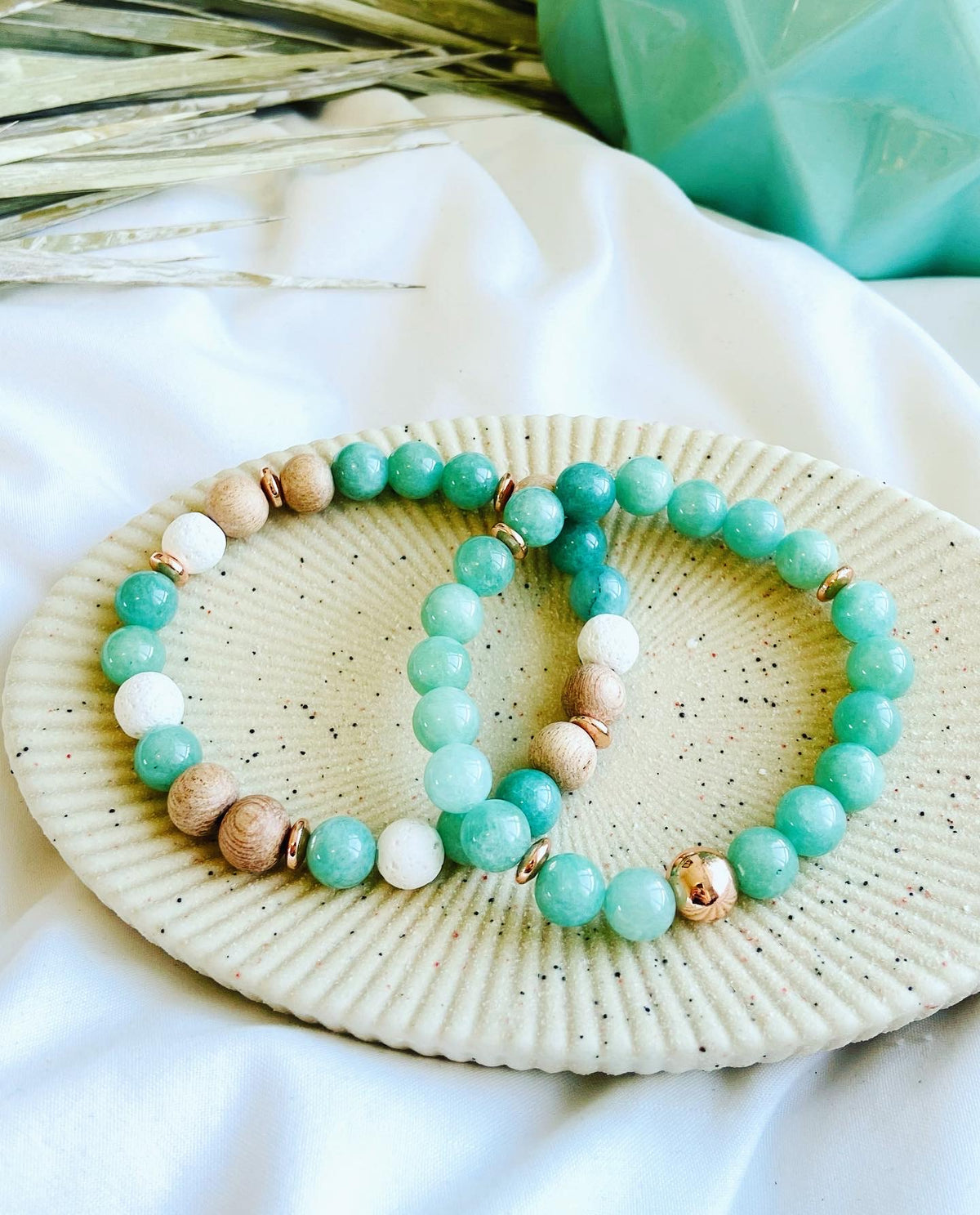 Jade Bangle Stack The Mediterranean Stack – Little Lotus Designs