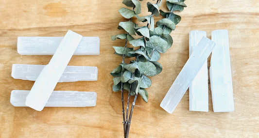 selenite cleaning wands