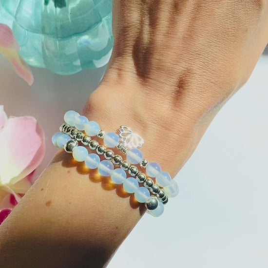 opalite gemstone healing bracelets