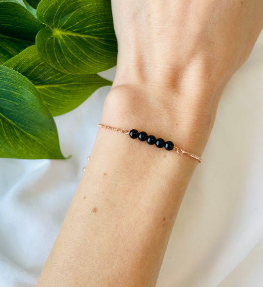 The Onyx Minimalist Bracelet