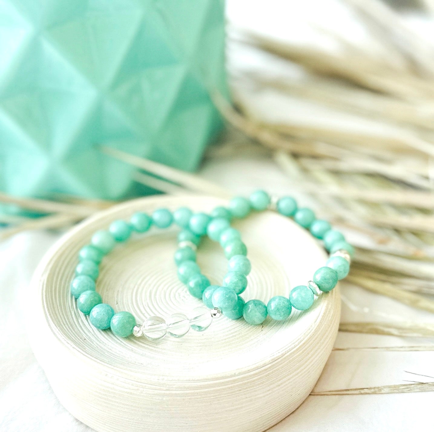 Jade stacking bracelets