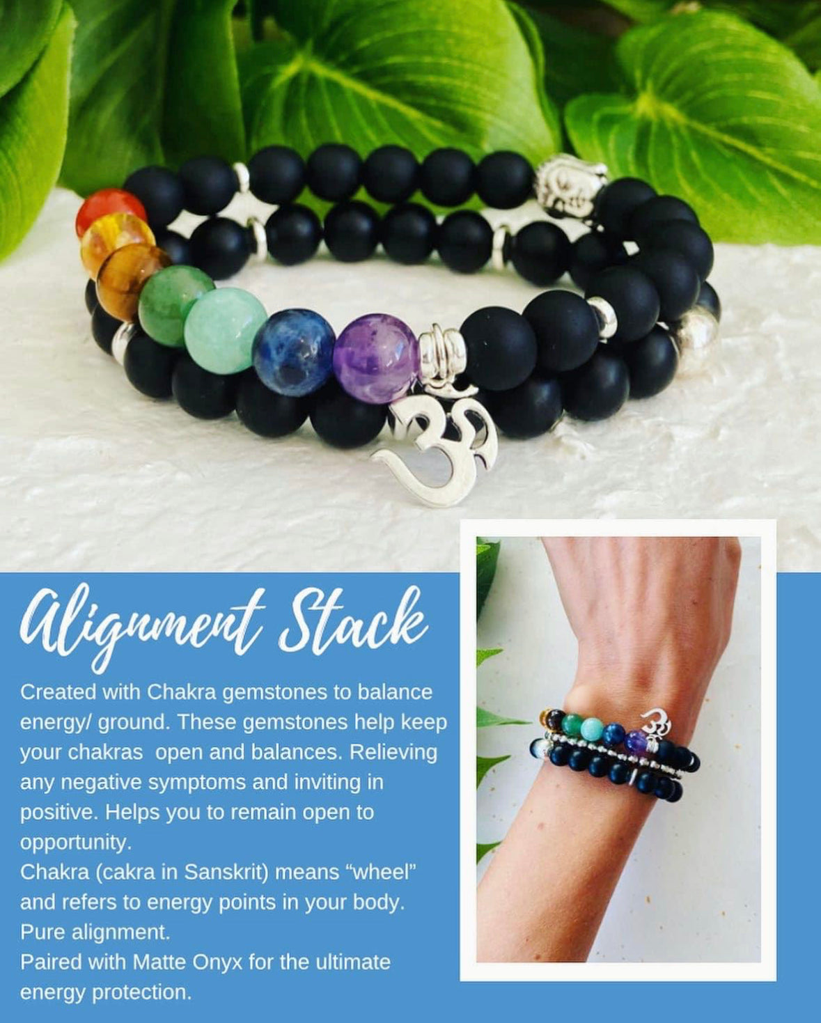 7 Chakra Natural Stone Bracelets - 8mm Beaded Stretch Bracelet Jewelry –  The Healing Touch Shoppe