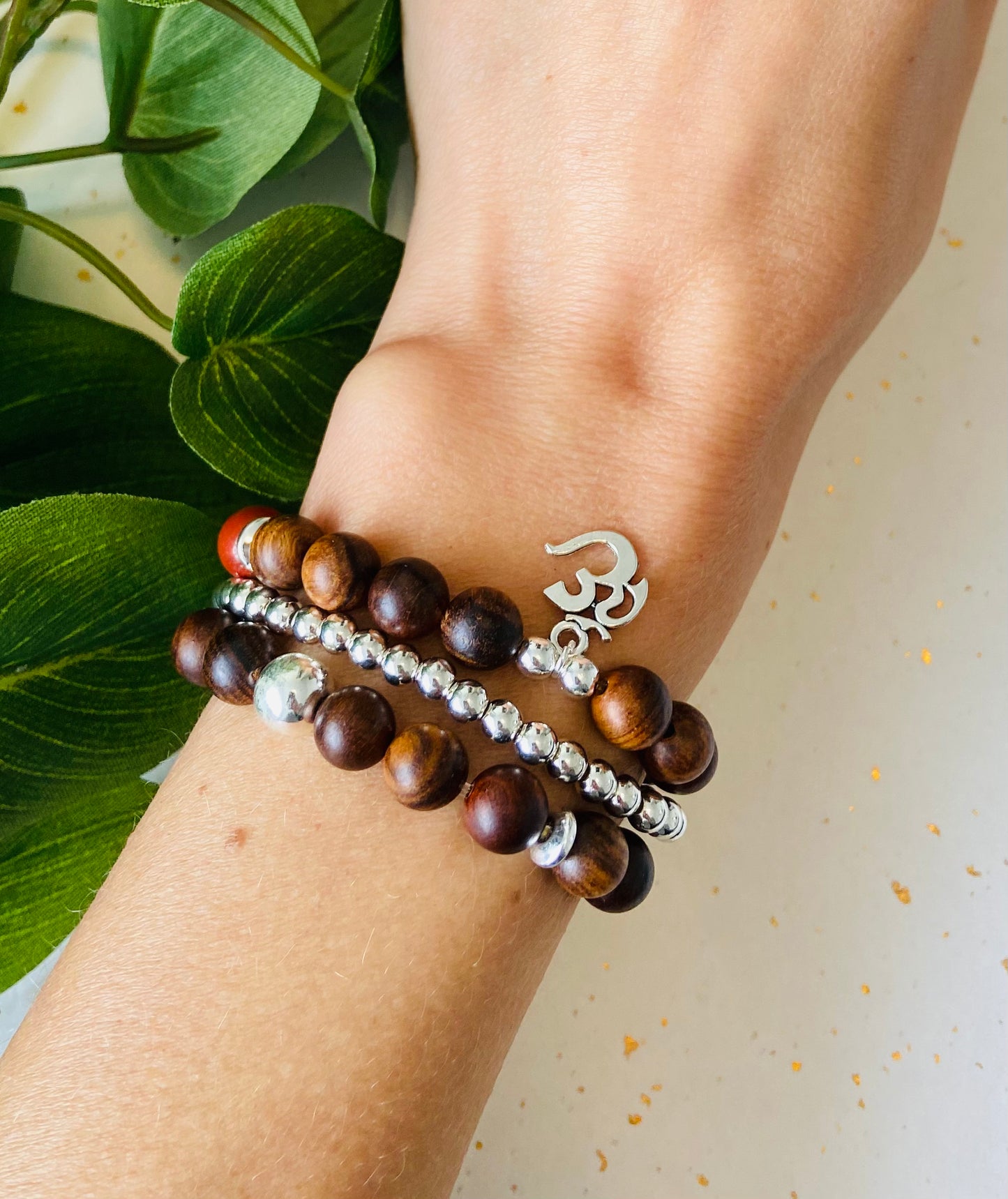 chakra sandalwood gemstone bracelets